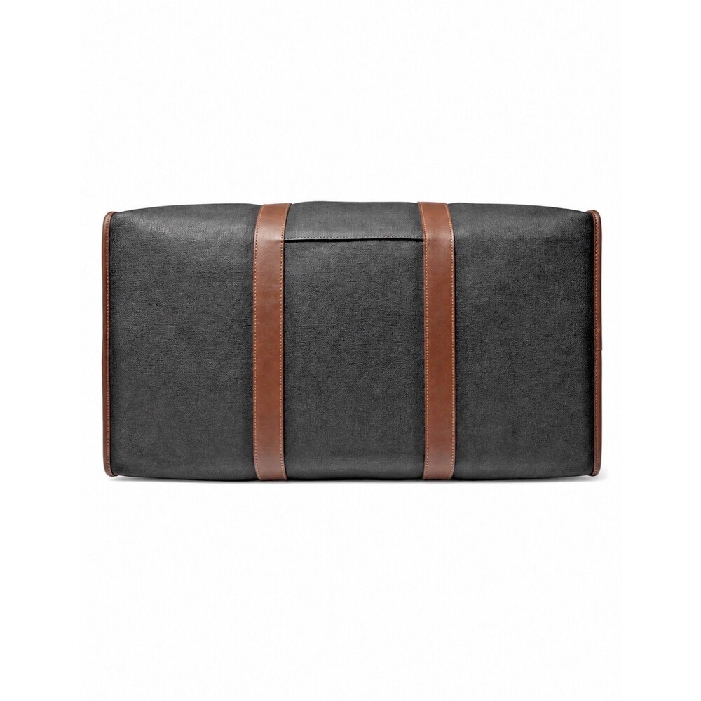 Dunhill Boston Weekender Bag Leather  & Coated Canvas-Luggage Tag & Lock/key - Picture 5 of 15